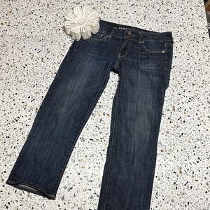 American Eagle Outfitters Dark Blue Cropped Ankle Jeans size 2